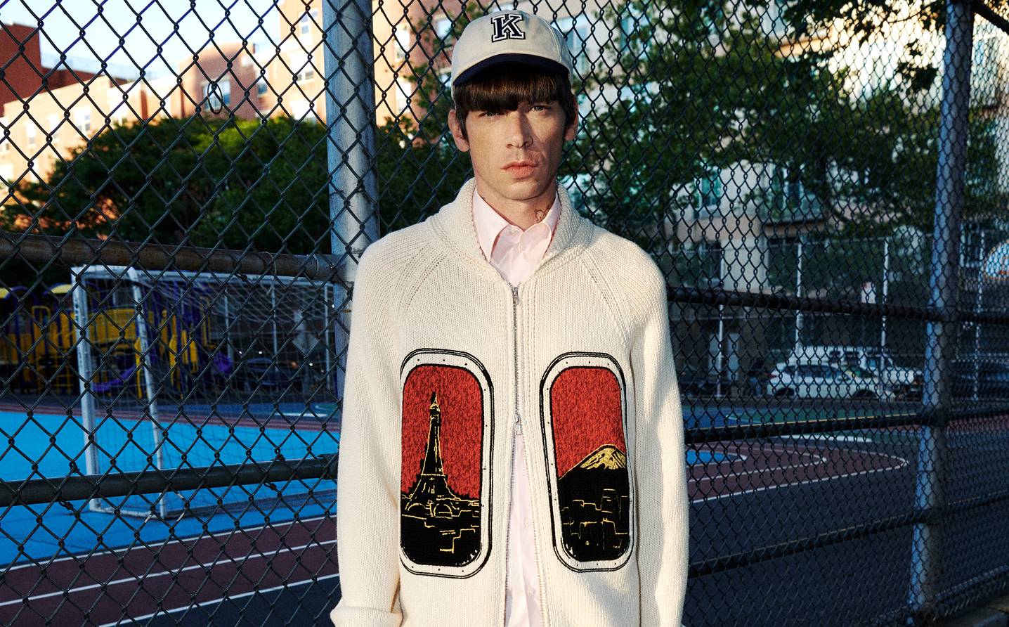 KENZO ケンゾー ゴルフ 2WAY レインセットアップ パープル 4 メンズ ケンゾーゴルフ ハーフジップニット メンズ SIZE 5 (XL) KENZO